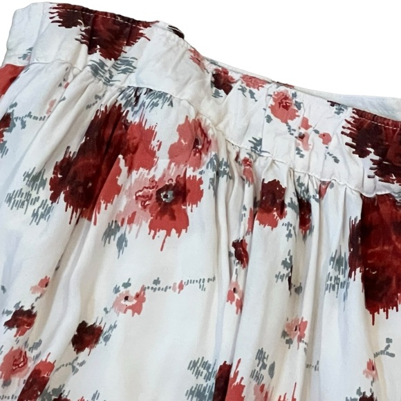 AMERICAN EAGLE OUTFITTERS short skirt floral XL extra large lined elastic waist - Picture 3 of 6